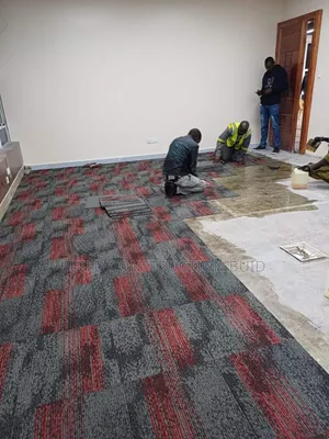 Coloured Office Carpet Tiles.