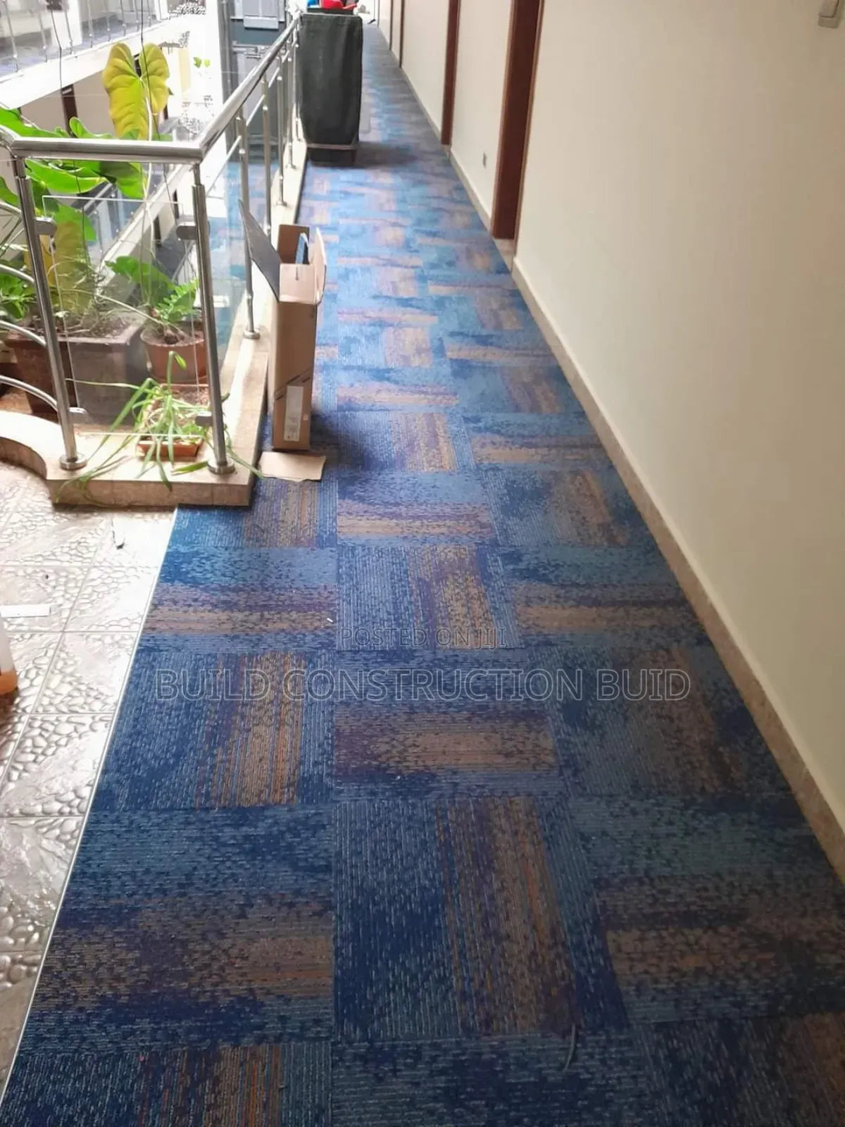 Coloured Office Carpet Tiles.