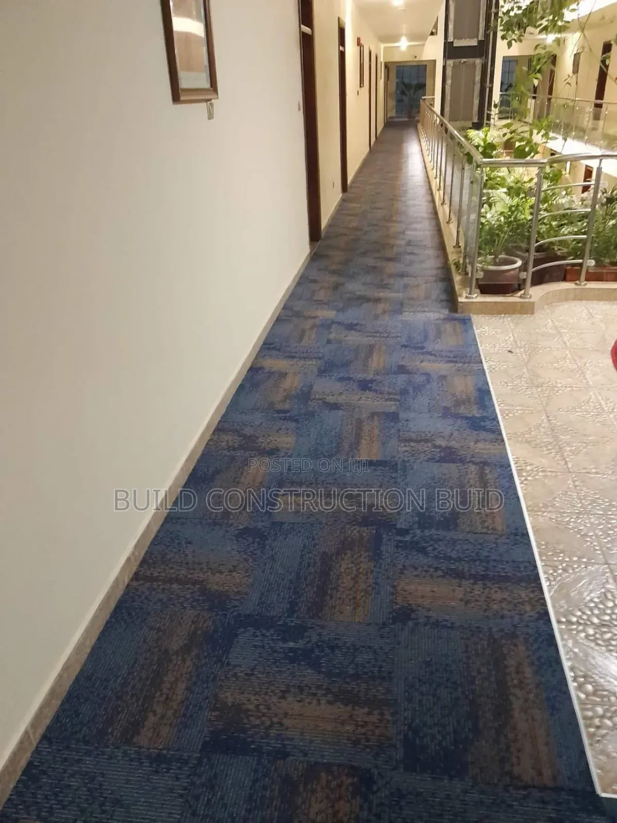 Coloured Office Carpet Tiles.