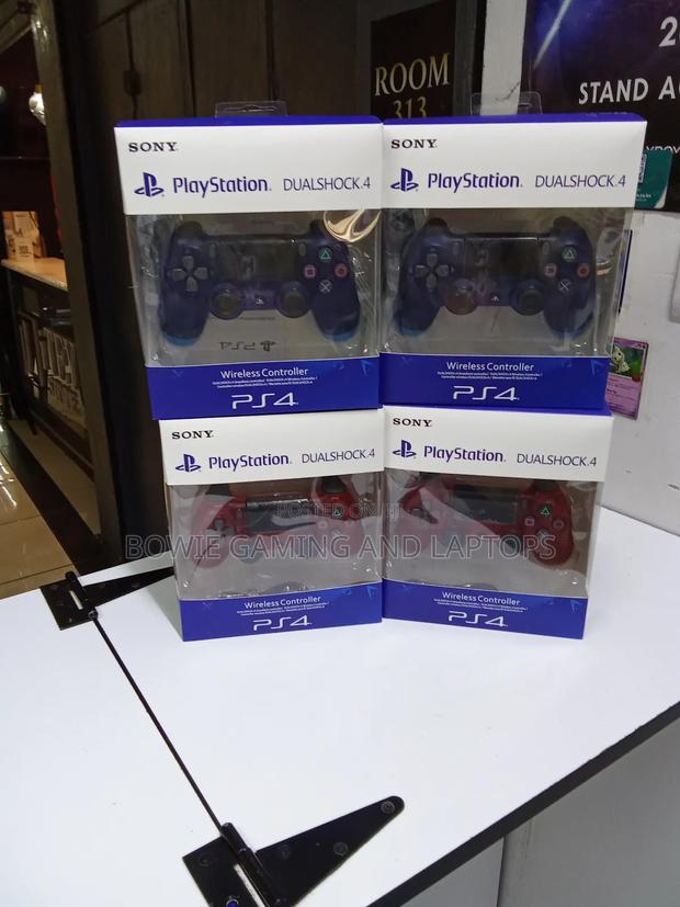 Playstation 4 Controller Brand Red/Blue Colourless - thumbnail 2