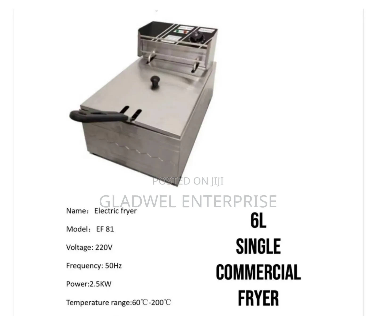 Deep Fryer 6lts