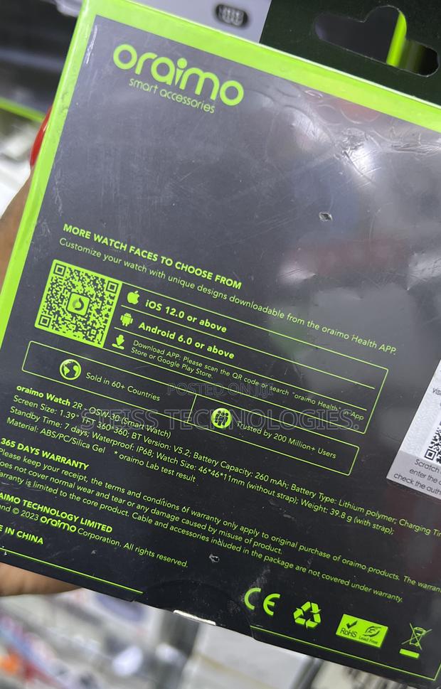 Oraimo Smart-Watch 2r - thumbnail 2