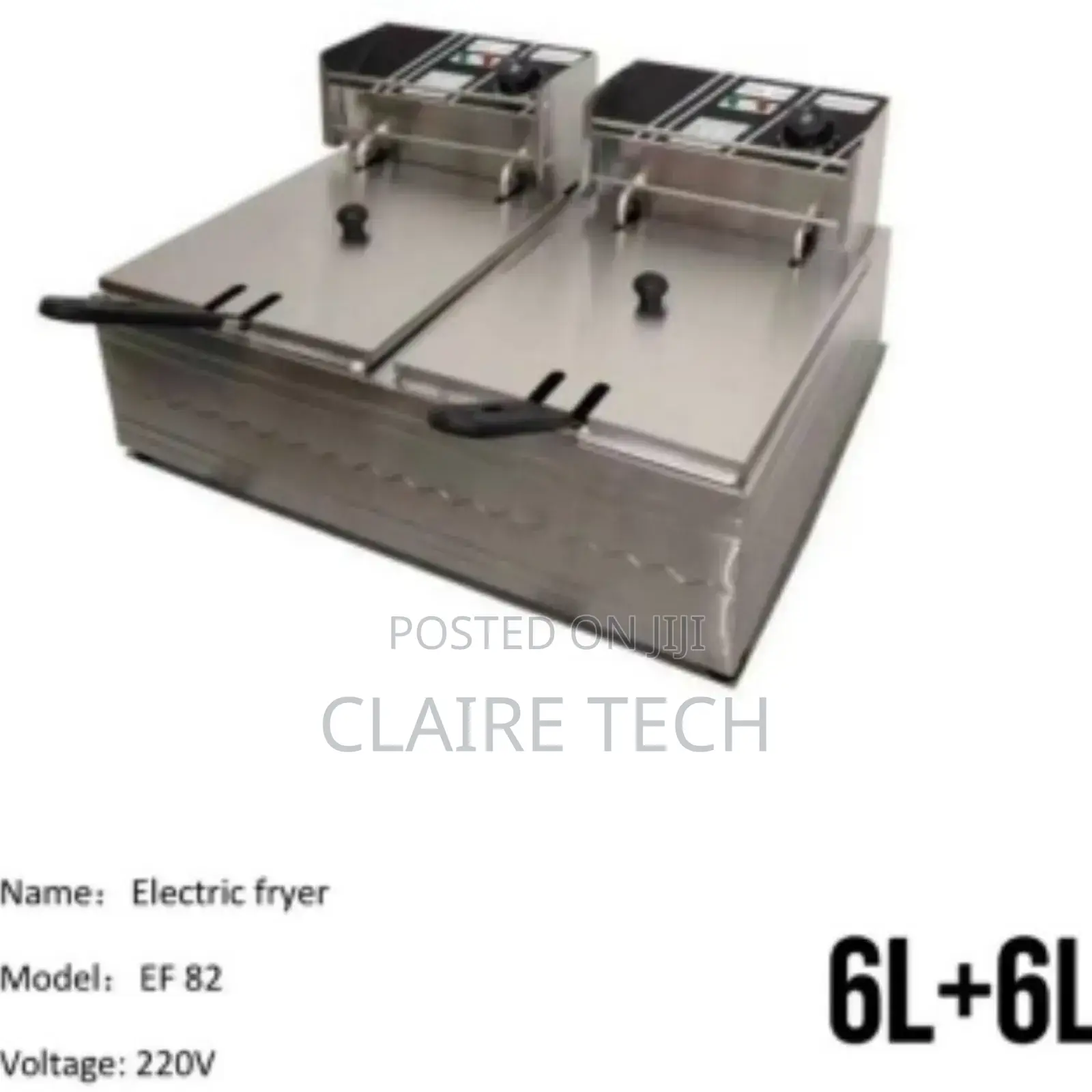 New Double Electric Fryer 6L+6L EF 82