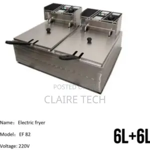 New Double Electric Fryer 6L+6L EF 82