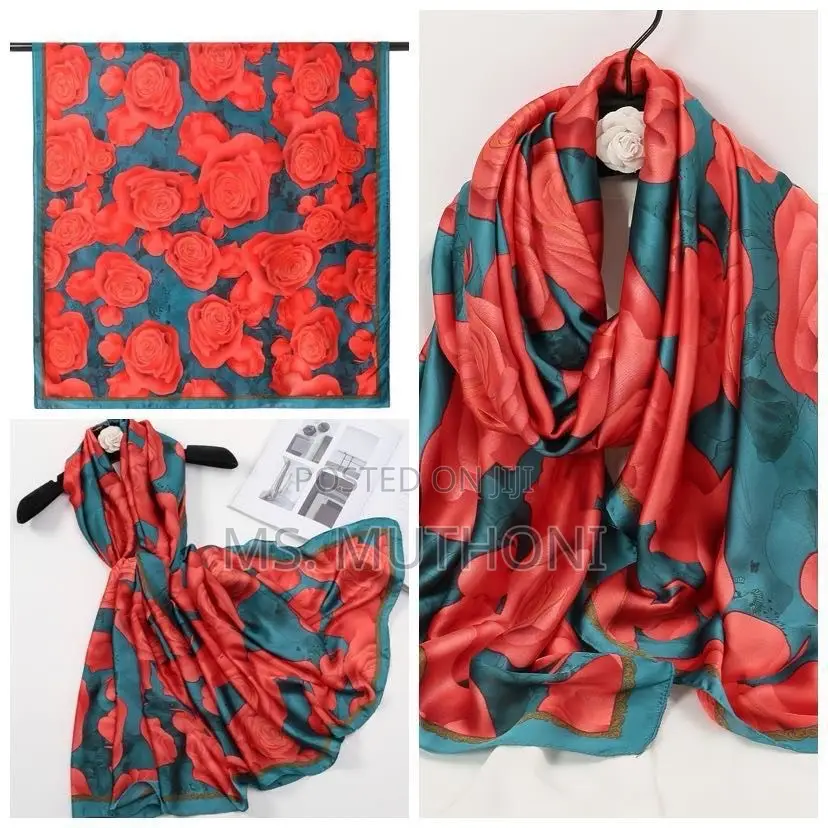 Ladies Long Large 180*90CM for Luxury Designer Silk Shawl