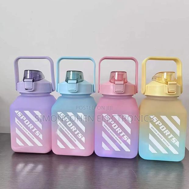 Unbreakable 1.5L Multicoloured Water Bottle
