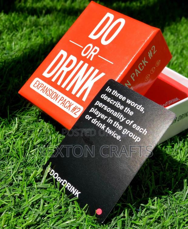 Drinking Party Card Games Do or Drink Card Game