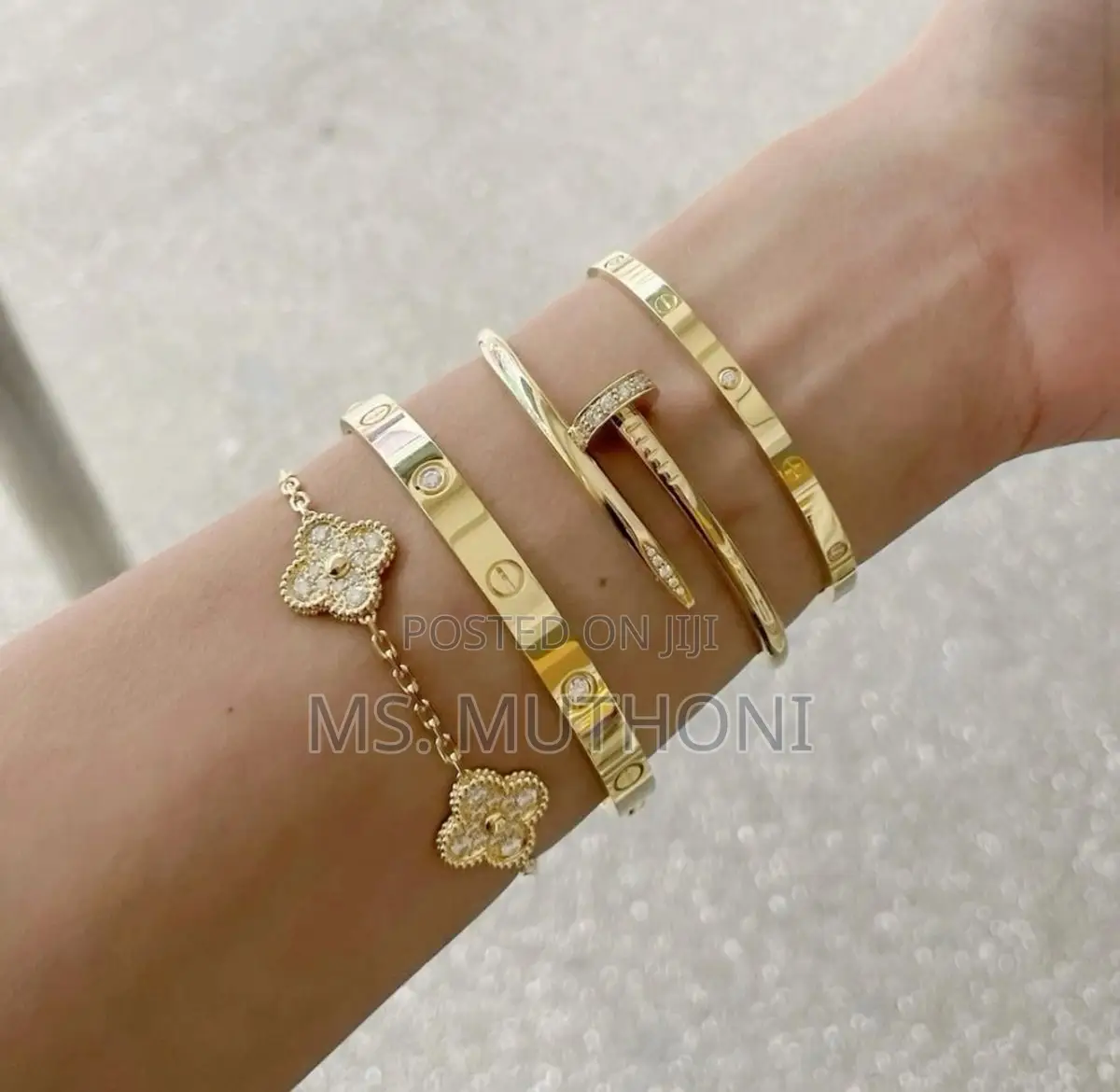Cartier / Vancleef Gold Coated Accessories