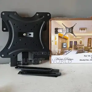 14''-42'' Adjustable Tilt -15°~+15° Swivel 180°TV Wall Mount