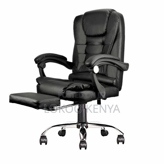 Office Seat: Managers High-Back Leather Office Seat - thumbnail 3