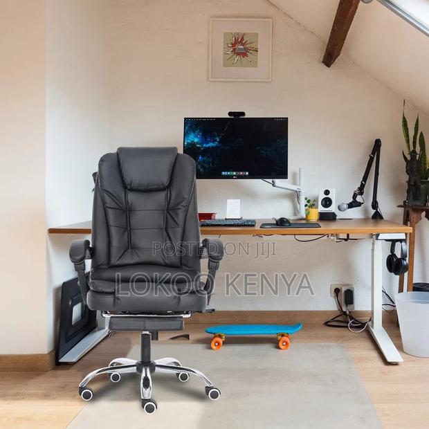Office Seat: Managers High-Back Leather Office Seat - thumbnail 2