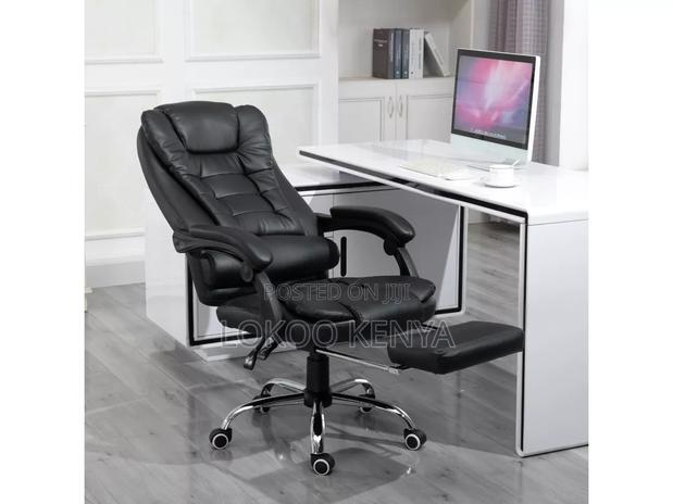 Office Seat: Managers High-Back Leather Office Seat - thumbnail 5