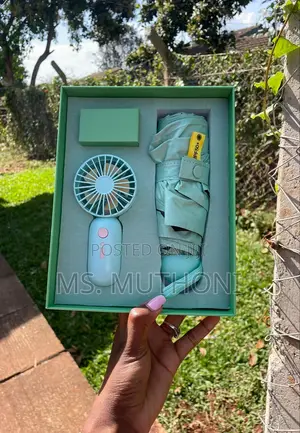 Umbrella Fan Gift Package Set
