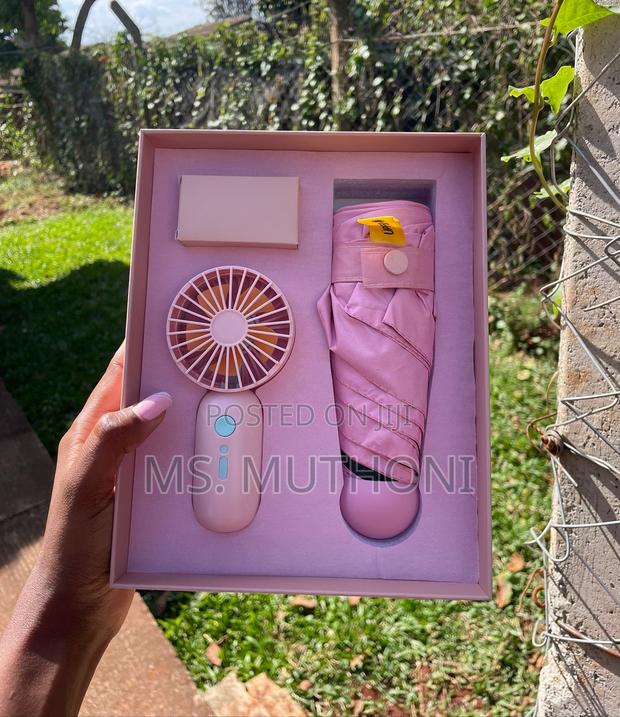 Umbrella Fan Gift Package Set - main view