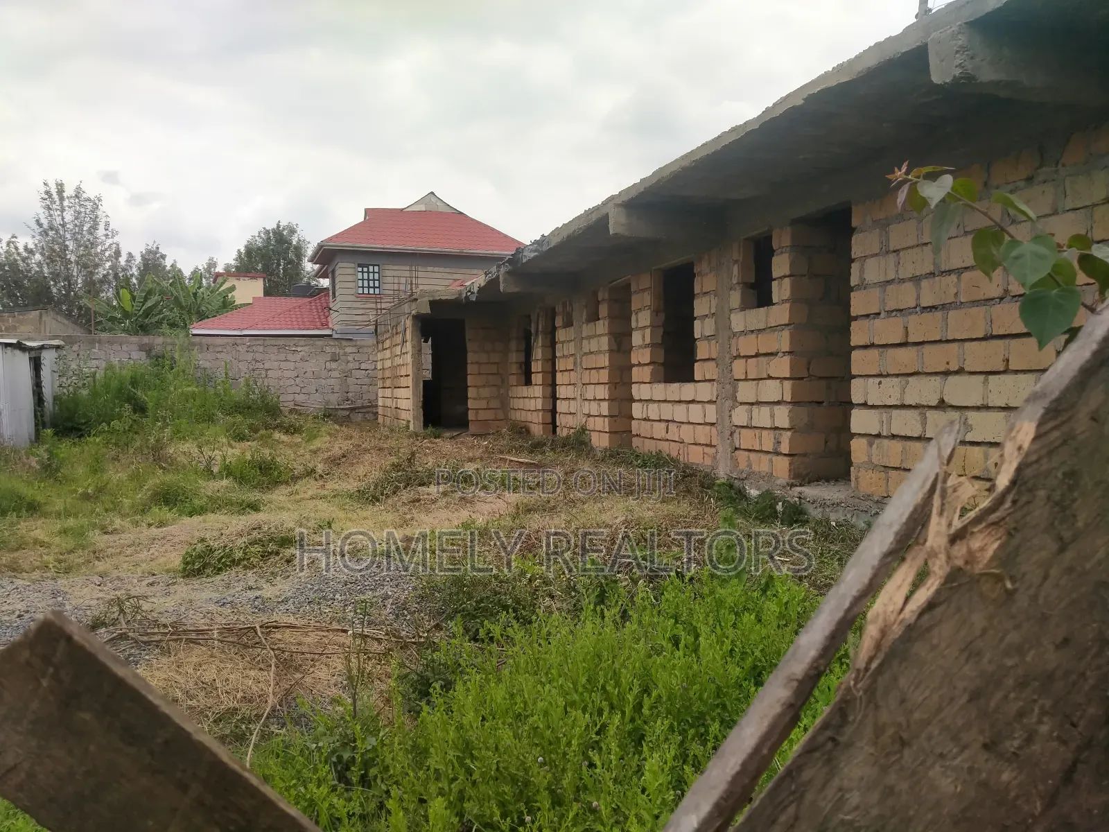 8th-Acre Plot With Incomplete Rental Flats in Matasia Ngong