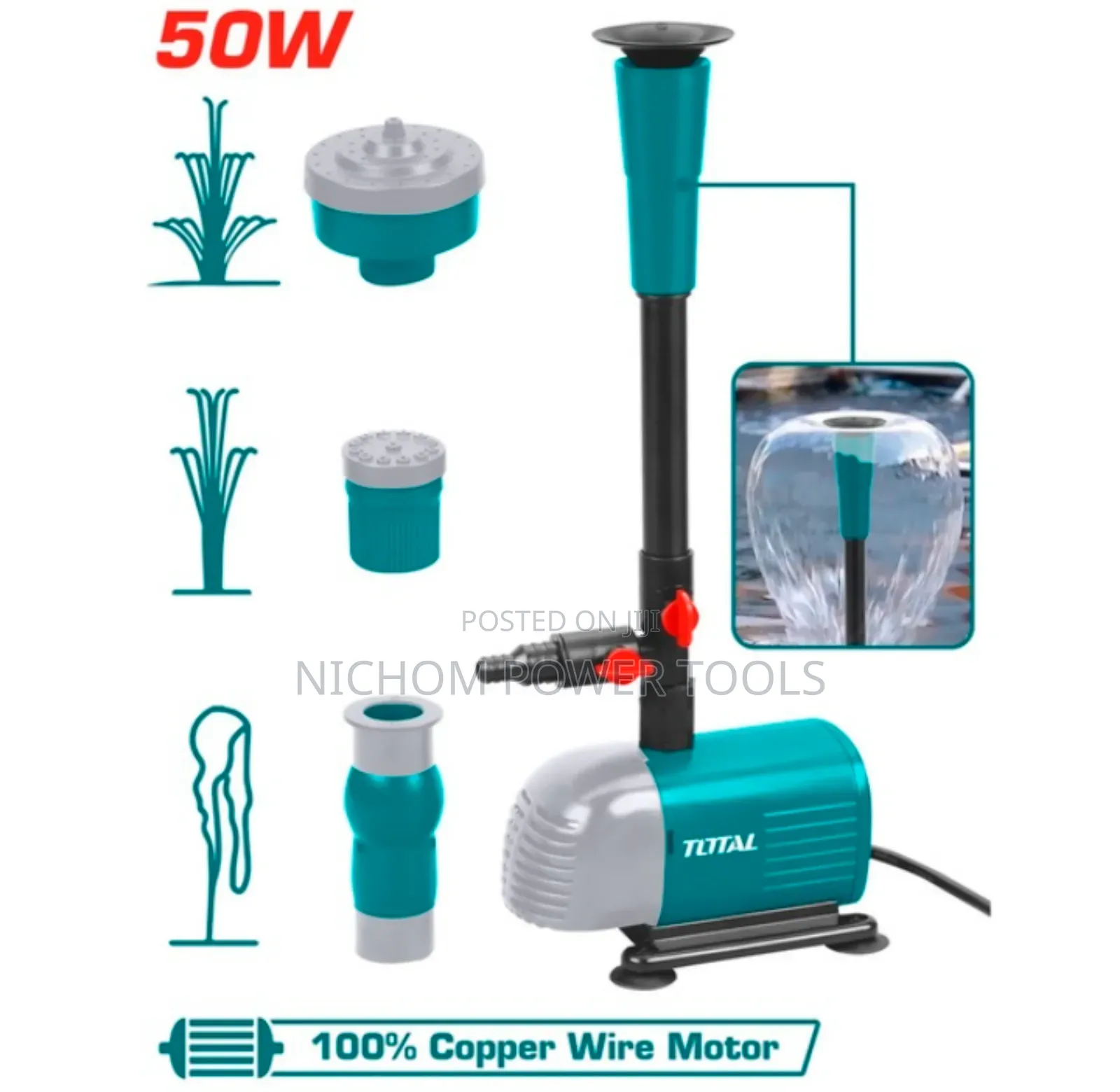 Total Fountain Pump 50W -TWPM501