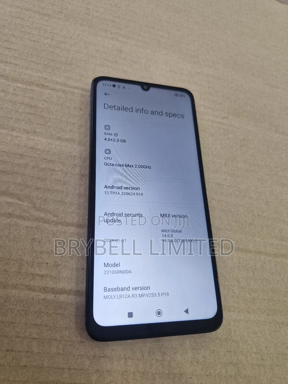 Xiaomi Redmi 13C 128 GB Black