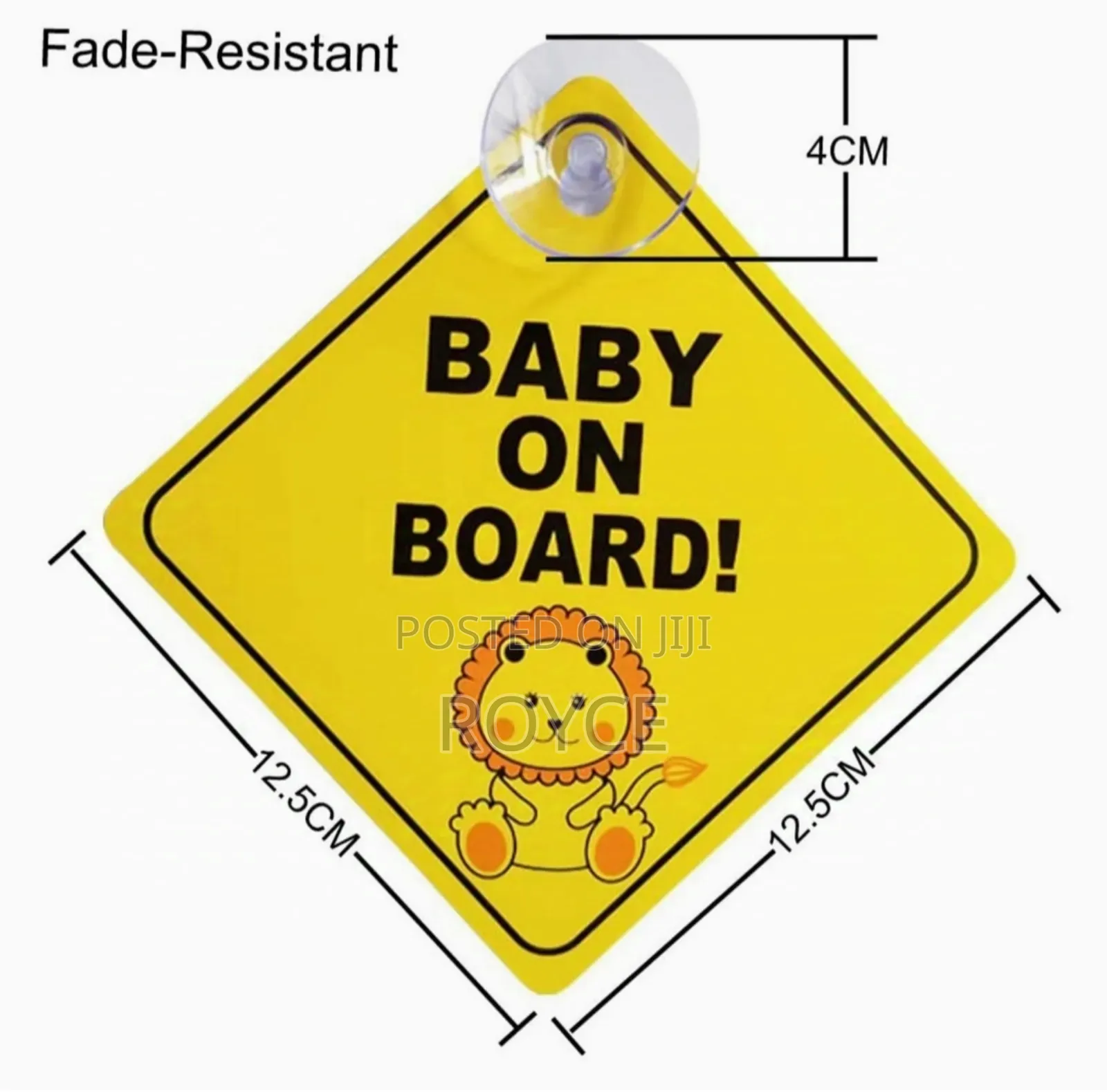 Baby on Board Car Sticker