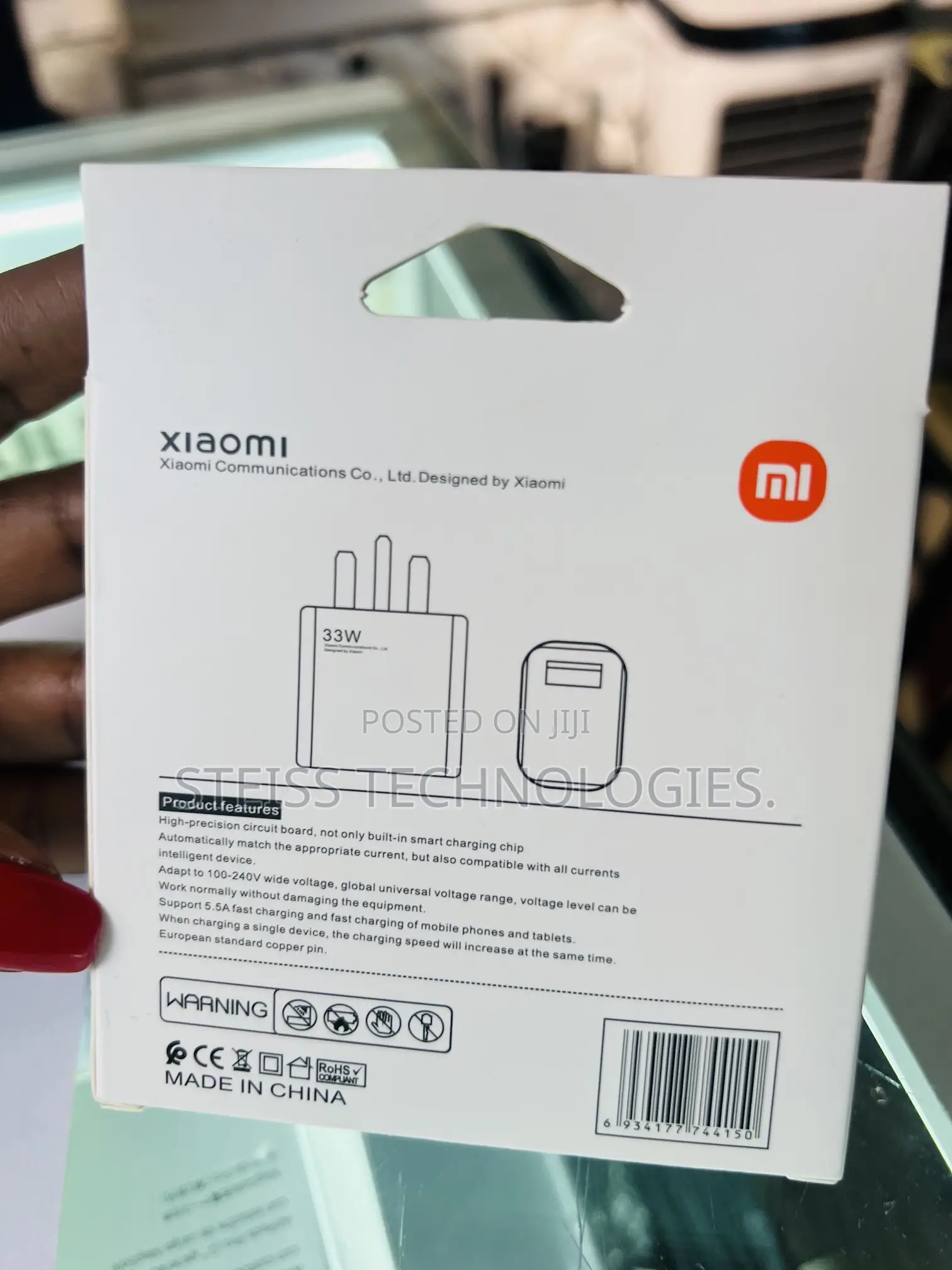 33watts Xiaomi Type C Faster Charger.