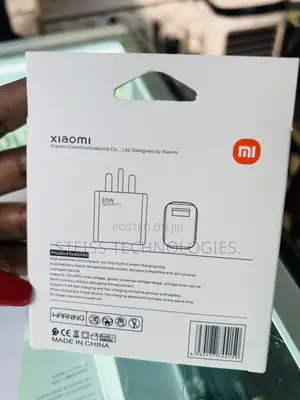 33watts Xiaomi Type C Faster Charger.