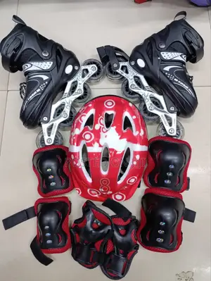 Complete Kids Inline Skating Set – Skates, Helmet, Pads In