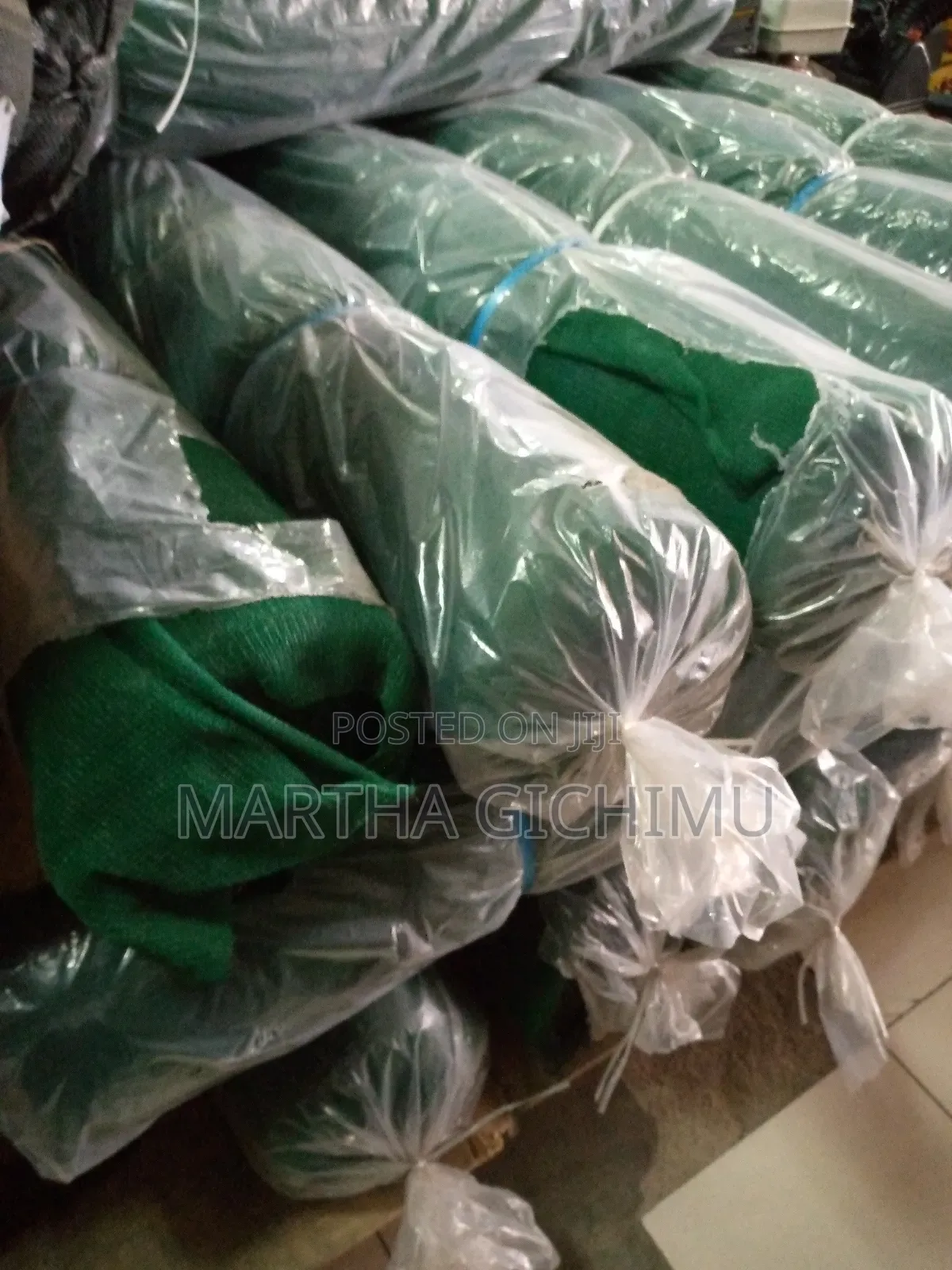 Heavy Duty Dark Green Construction Net 150sqm