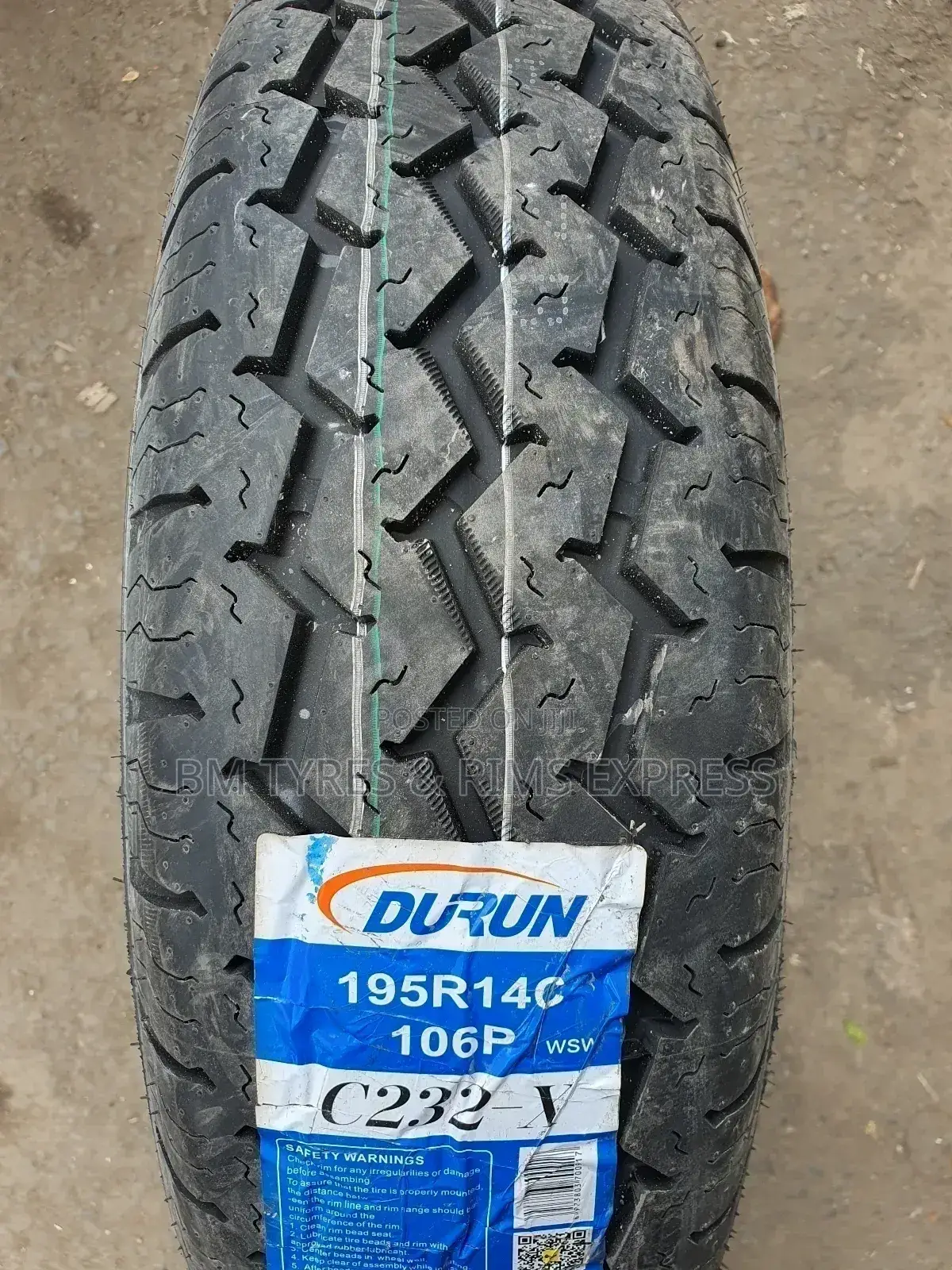 195 R14 DURUN(Commercial)
