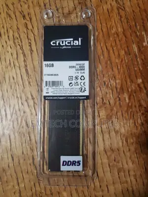 Crucial Desktop Ram Ddr5 16gb 4800/Crucial Ram Ddr5