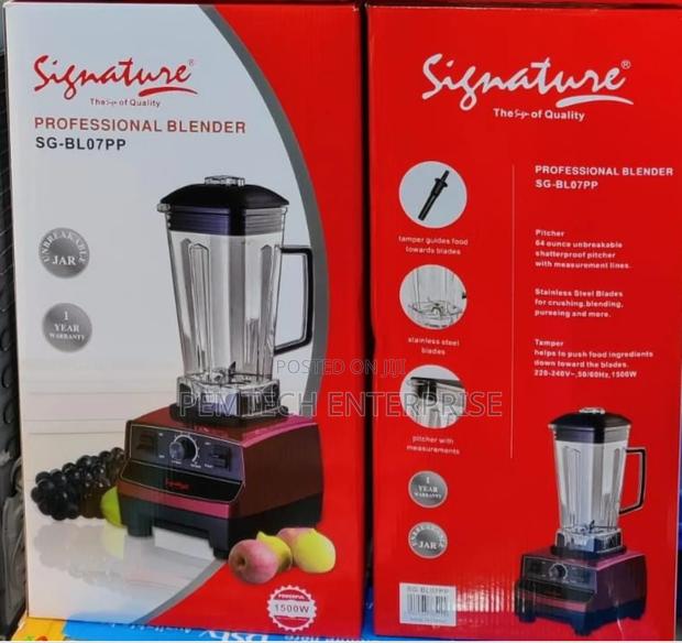 Signature Commercial Blender 2litres Jug 1500W