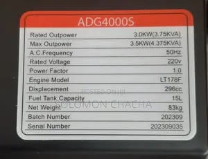 Aico 4kva ADG4000S 7hp Deisel Generator Made in Japanese