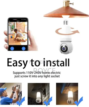 Auto-Rotating Wifi Camera Bulb