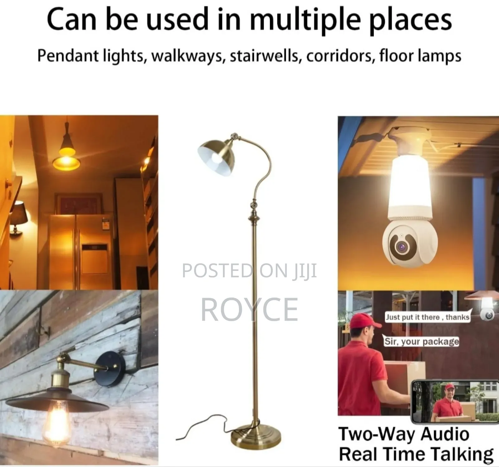 Auto-Rotating Wifi Camera Bulb