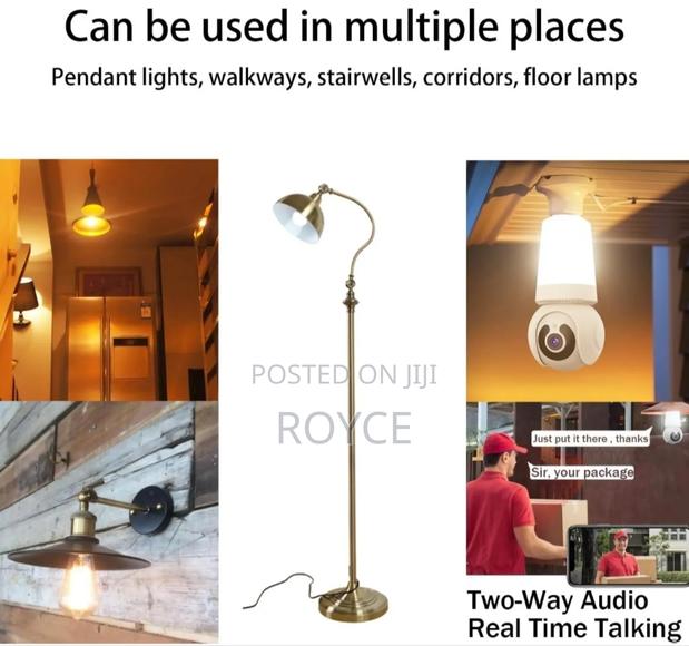 Auto-Rotating Wifi Camera Bulb - thumbnail 6