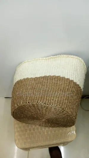 Baskets Brown With White Sisal