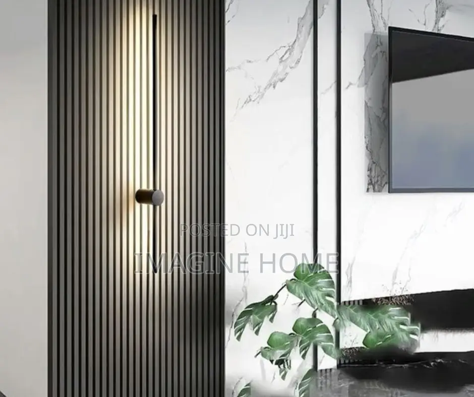 Light Grey Fluted Wall Panels and White Marble Sheets