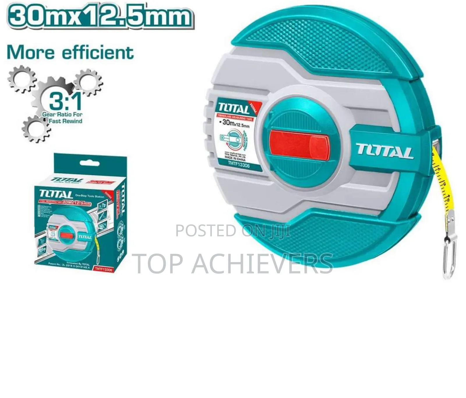 30m Fiberglass Measuring Tape