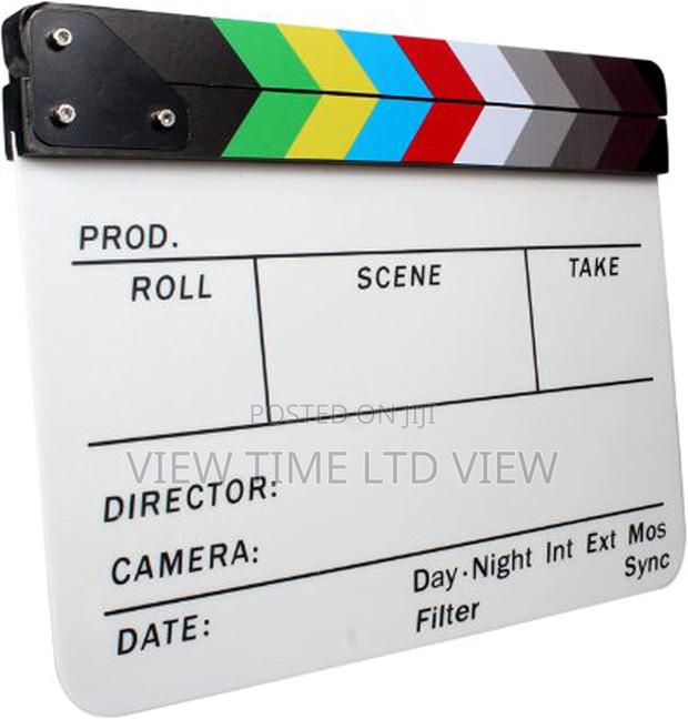 Acrylic Clapper Board - main view