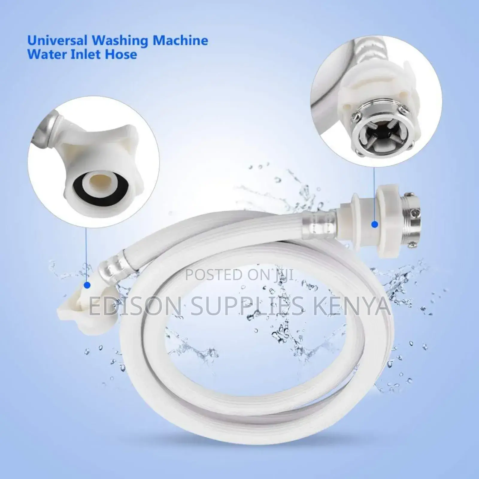 Washing Machine Hose Pipe Inlet With Screws Tap Adapter