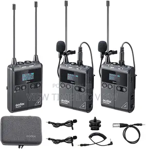 Godox Wmics1 Kit2 Wireless Lavalier Lapel Mic Microphone Sys