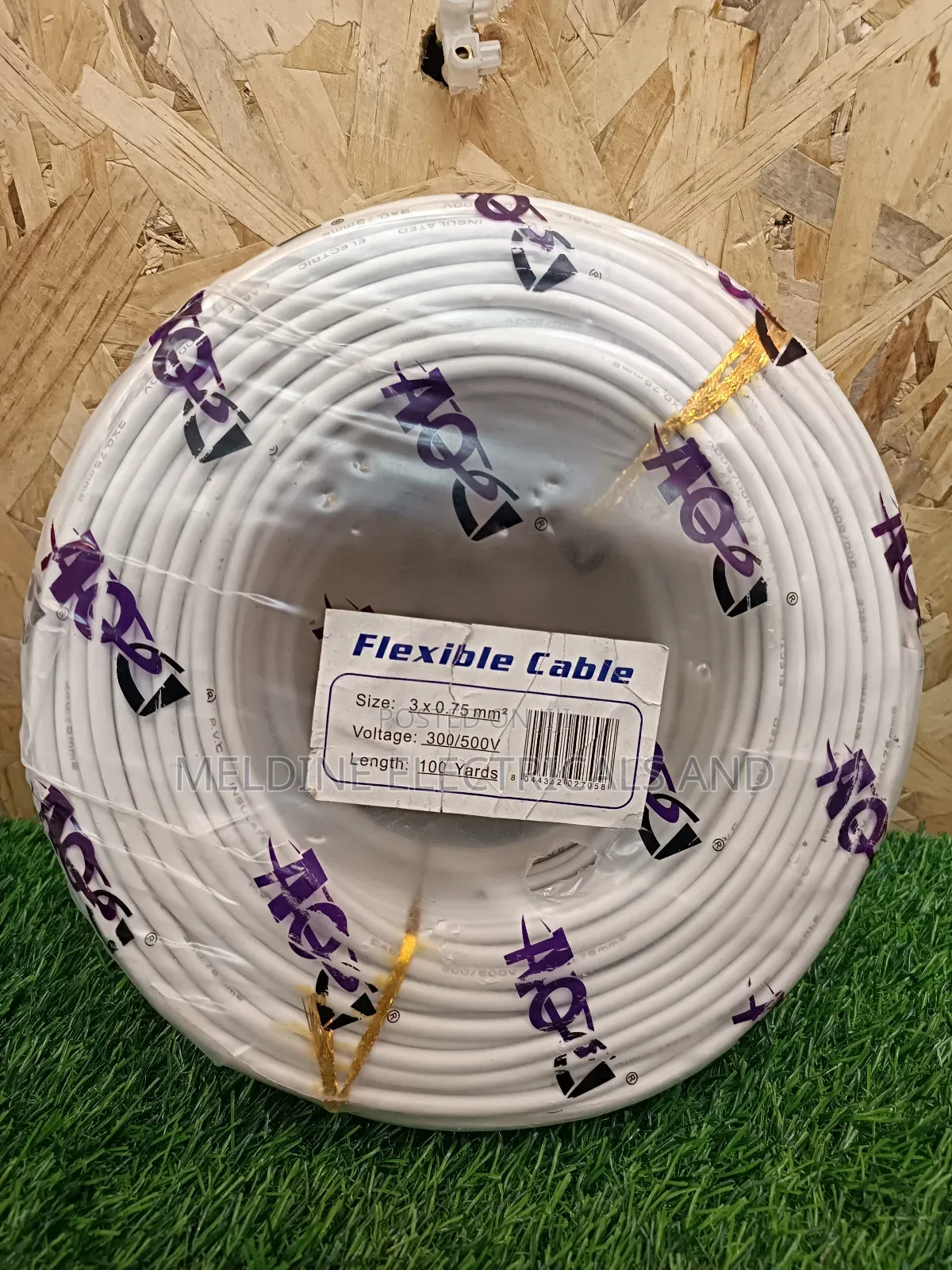 Flex Cable 0.75mm 3core White