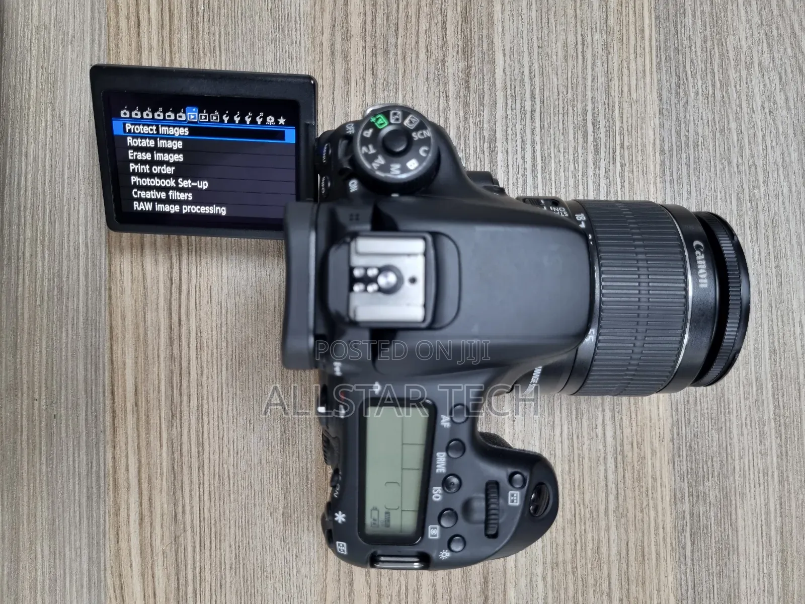 Canon Eos 70d With 18:55mm Lens