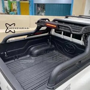 Black Stealth Rollbar + Mounting Rails for Rollcover Suitabl