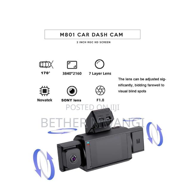 M800- Car Dash Camera ( Records Audio) - thumbnail 2