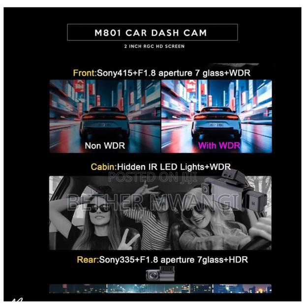 M800- Car Dash Camera ( Records Audio) - thumbnail 3