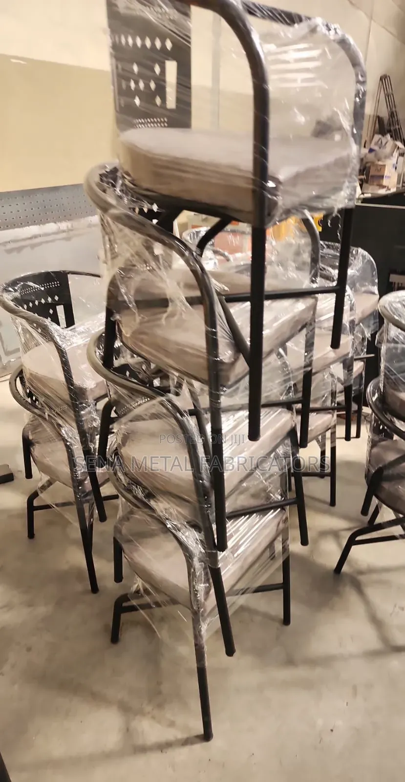 Restaurant Chairs/Hotel Chairs With Sleek Powder-Coating.