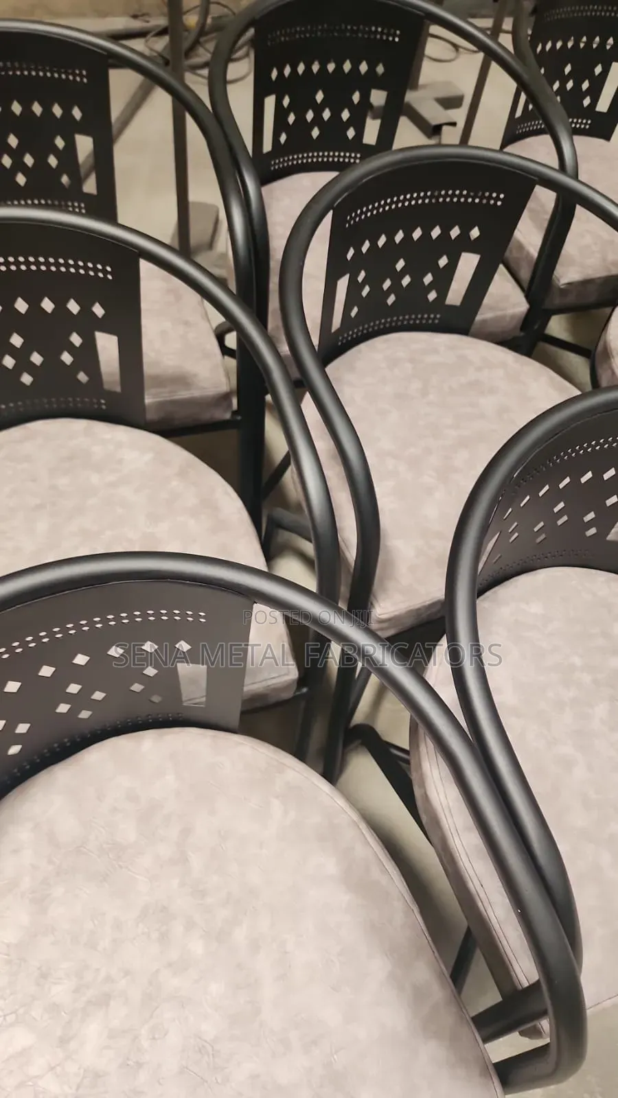 Restaurant Chairs/Hotel Chairs With Sleek Powder-Coating.