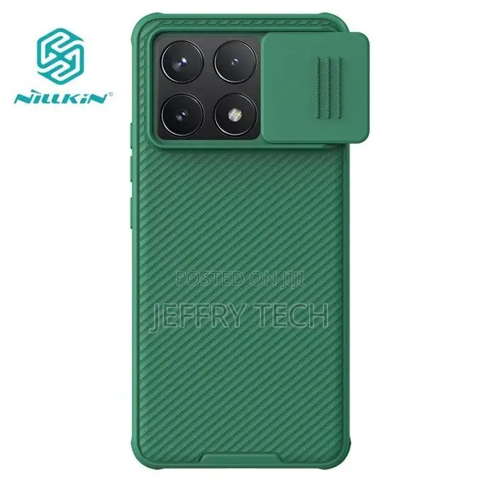 Nillkin Case for Poco F6 , Slidding Camera Cover, Twill T