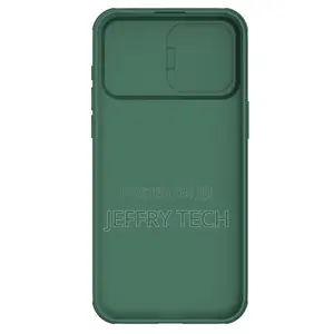 Nillkin Case for iPhone 15 Pro, Slidding Camera Cover, Green