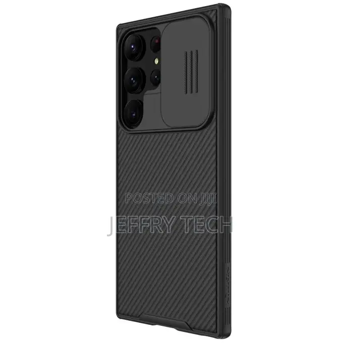 Samsung Galaxy S23 Ultra, Slidding Camera Cover, Twill Textu