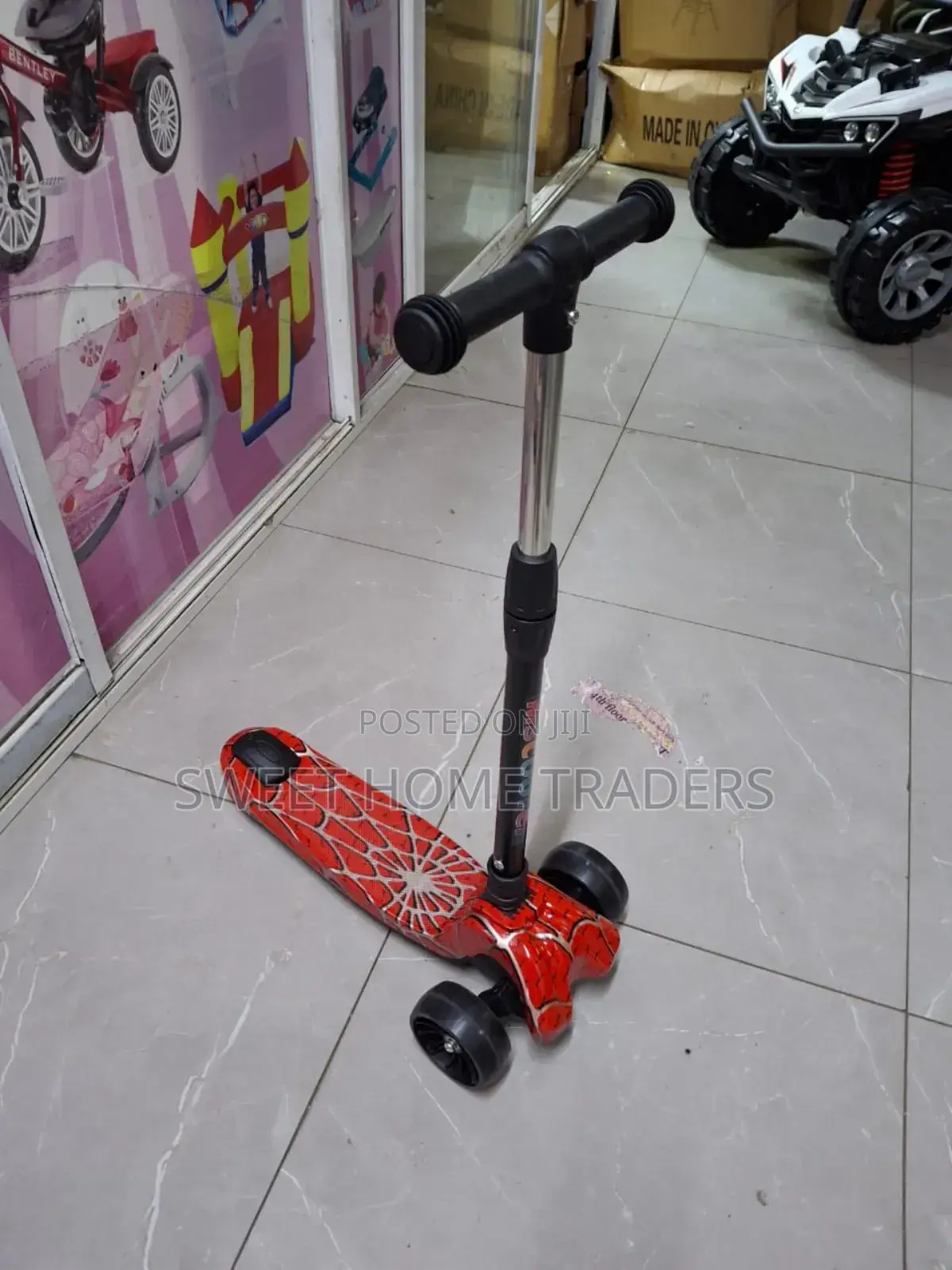 Wide Wheels Scooter Spiderman
